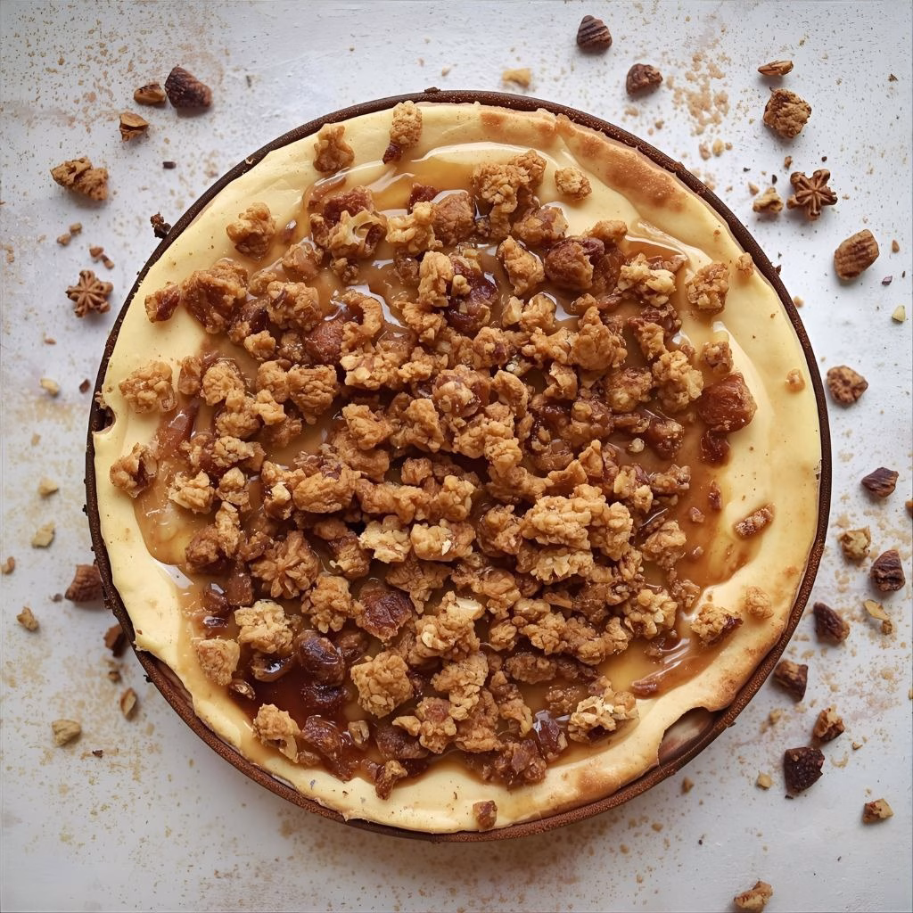 Apple Crisp Cheesecake Recipe