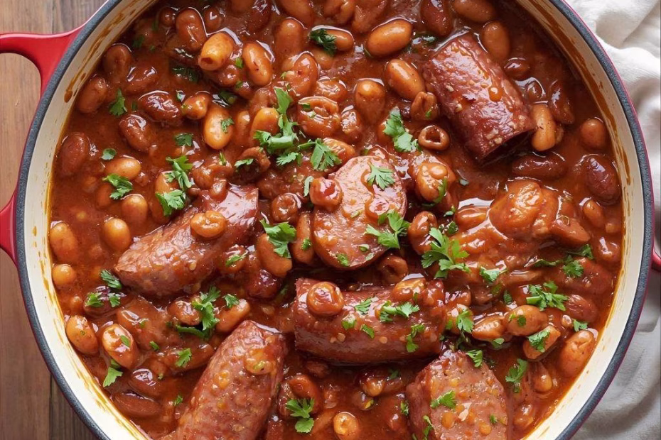 Farmhouse Beans and Sausage Recipe