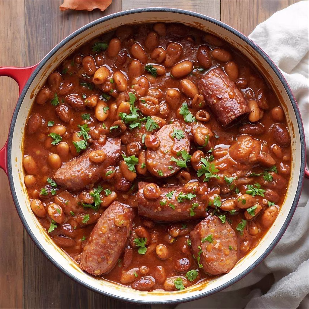 Farmhouse Beans and Sausage Recipe