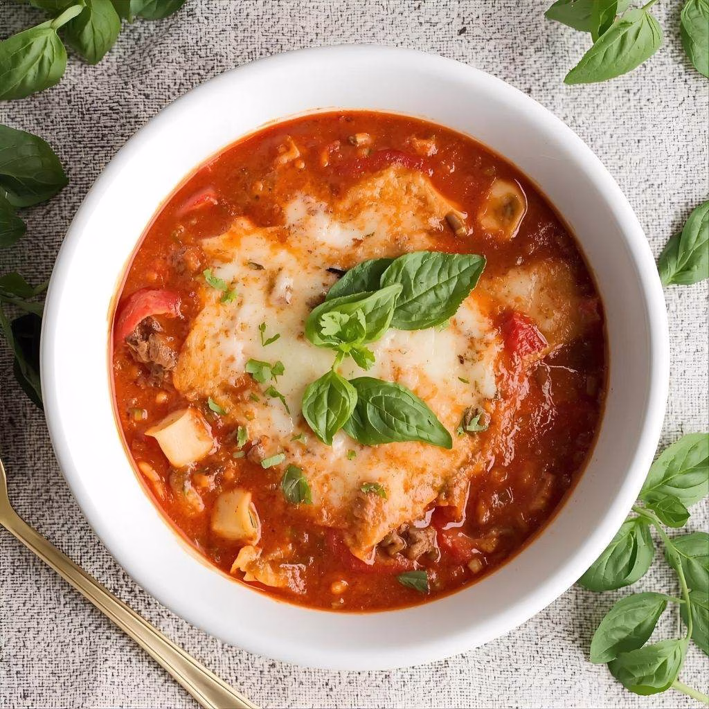 Crockpot Lasagna Soup Recipe