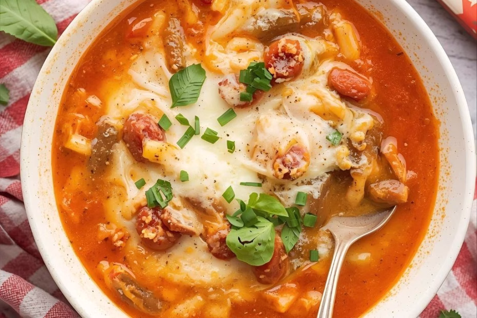 Crockpot Lasagna Soup Recipe