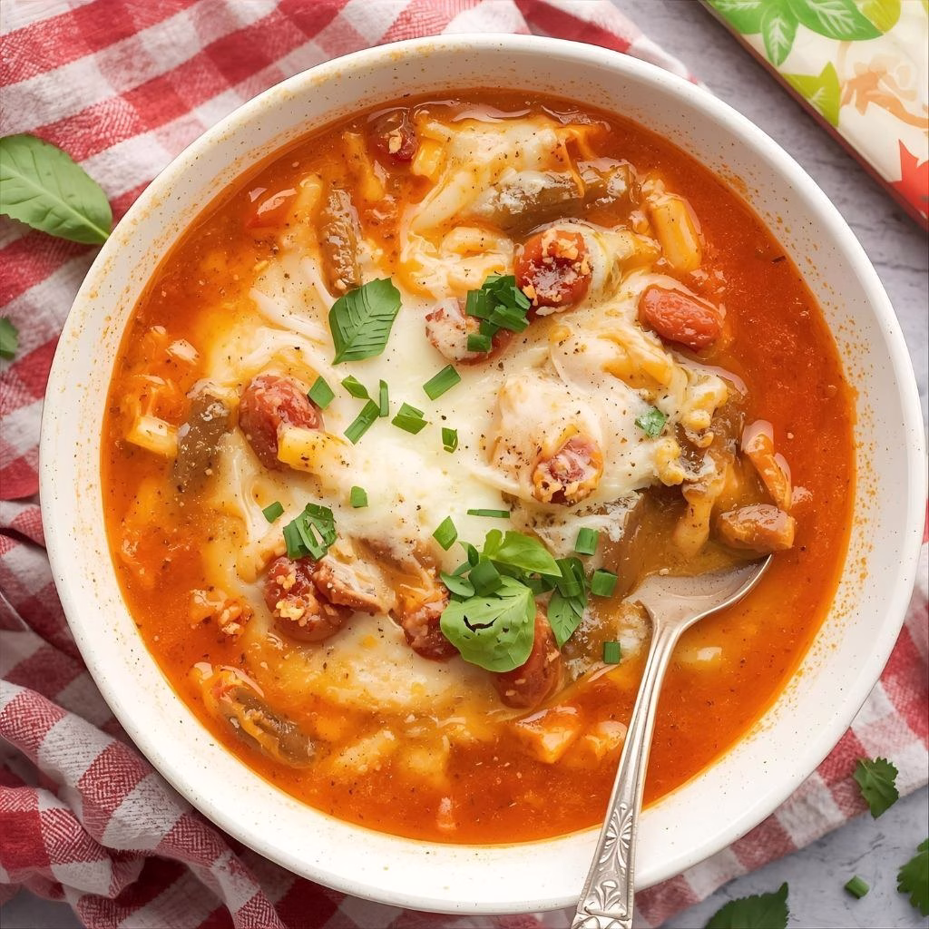 Crockpot Lasagna Soup Recipe