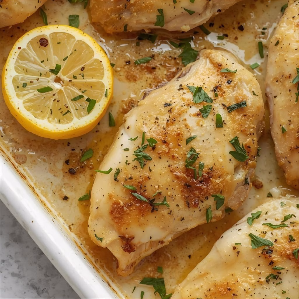 Easy Baked Garlic Lemon Pepper Chicken Recipe