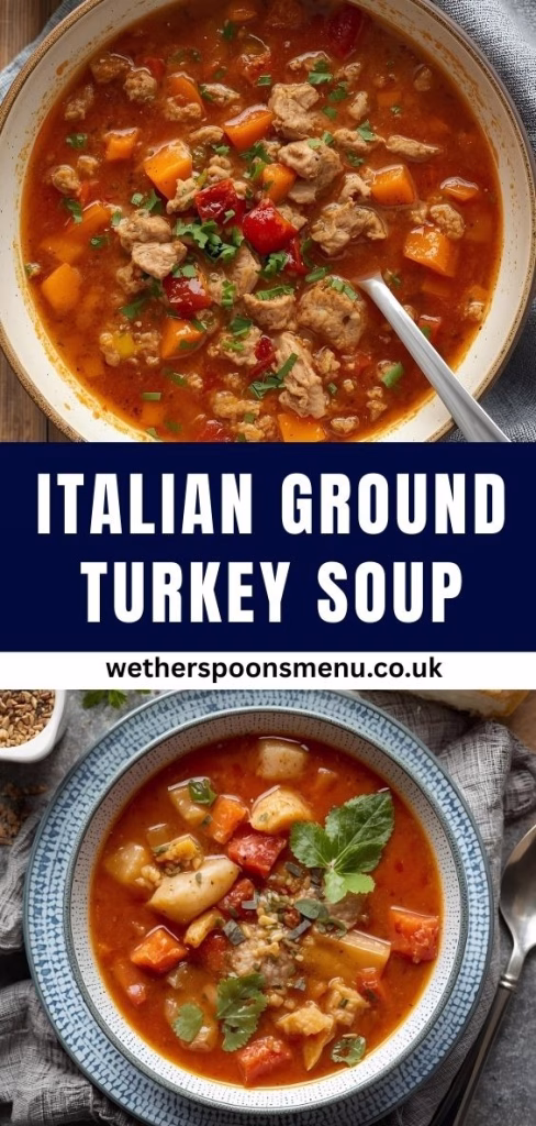 Italian Ground Turkey Soup Recipe