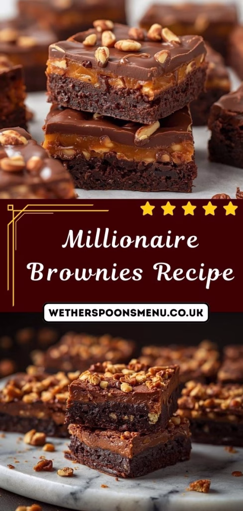 Millionaire Brownies Recipe
