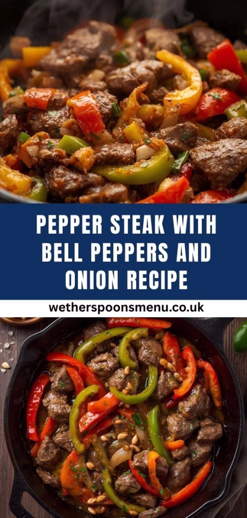 Pepper Steak with Bell Peppers And Onion Recipe
