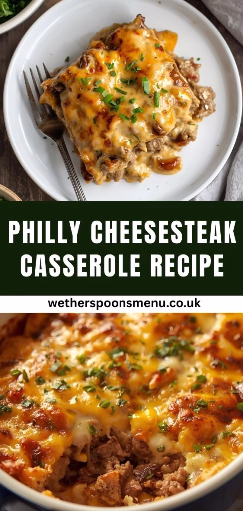 Philly Cheesesteak Casserole Recipe