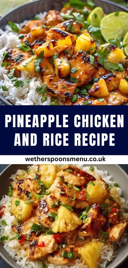 Pineapple Chicken and Rice Recipe