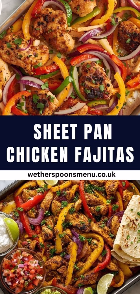 Sheet Pan Chicken Fajitas Recipe