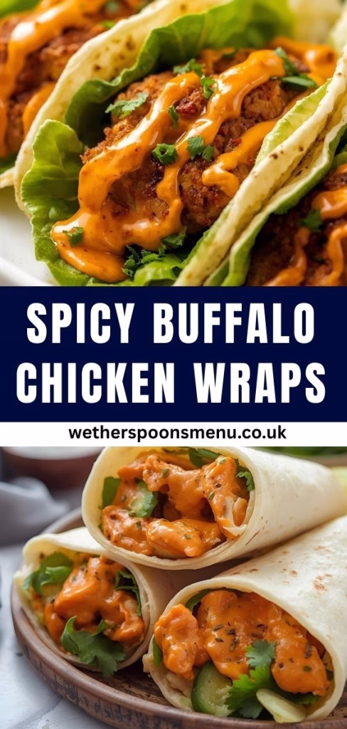 Spicy Buffalo Chicken Wraps Recipe