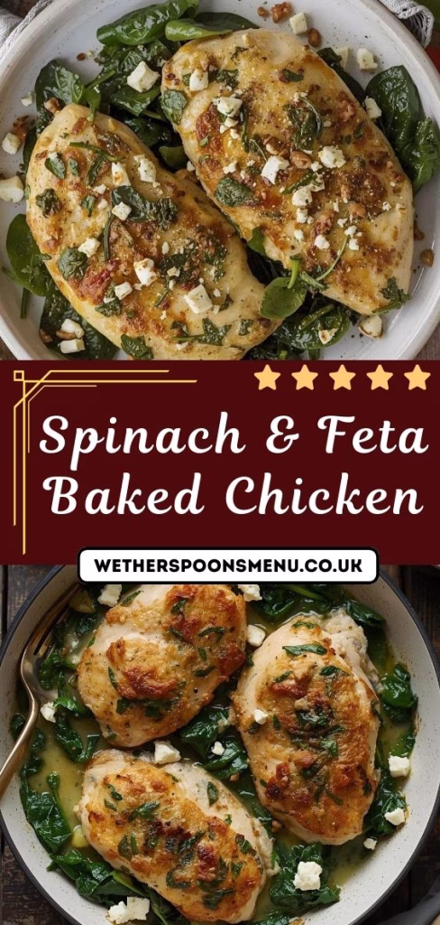 Spinach and Feta Baked Chicken Recipe