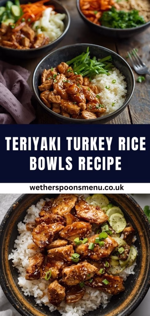 Teriyaki Turkey Rice Bowls Recipe
