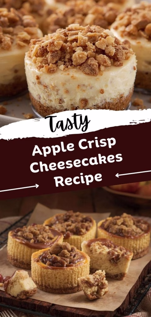 Apple Crisp Cheesecakes Recipe