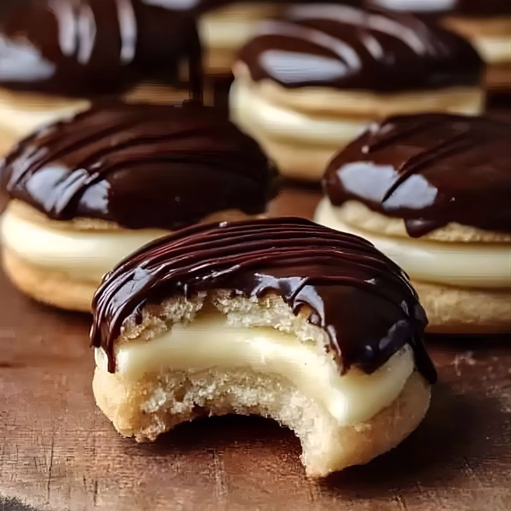 Boston Cream Pie Cookie Bites Recipe