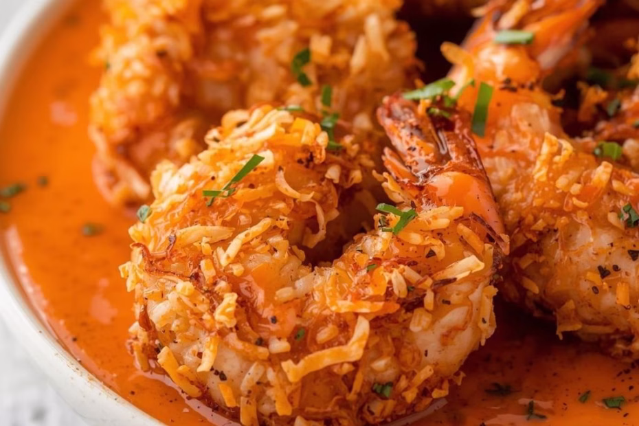 Baked Coconut Shrimp with Sweet Chili Mayo Recipe