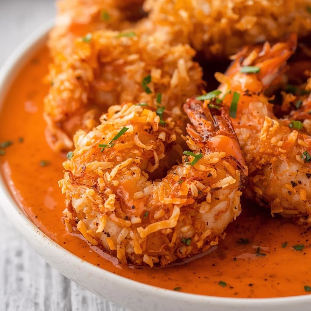 Baked Coconut Shrimp with Sweet Chili Mayo Recipe