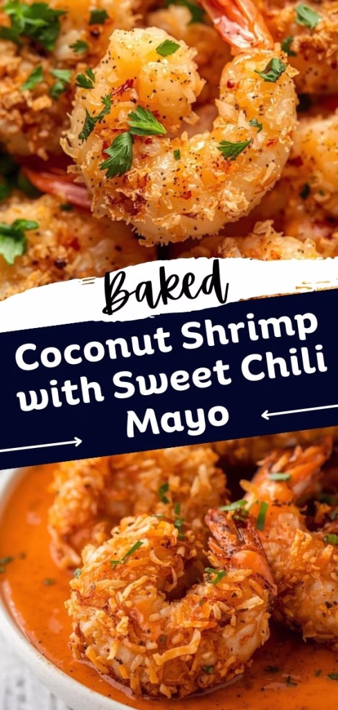 Baked Coconut Shrimp with Sweet Chili Mayo Recipe