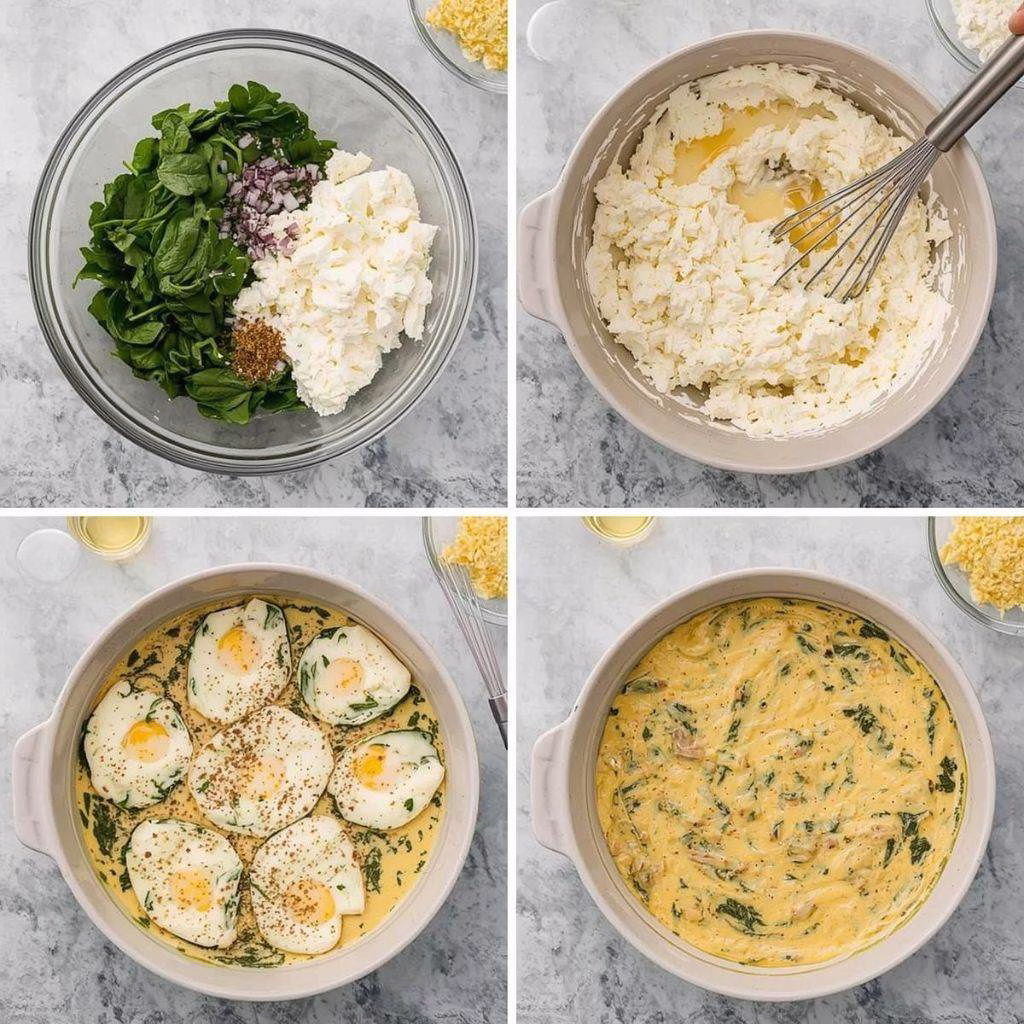 Baked Cottage Cheese Eggs Recipe