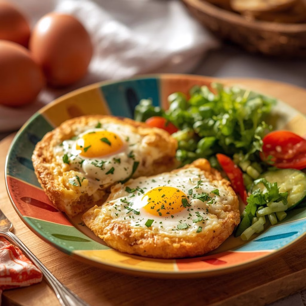 Baked Cottage Cheese Eggs Recipe