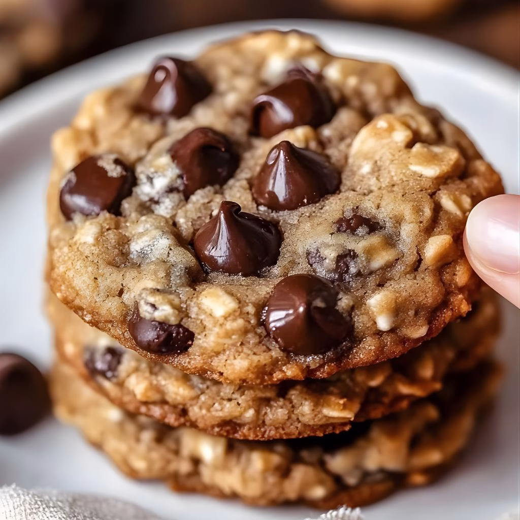 Banana Oatmeal Chocolate Chip Cookies Recipe