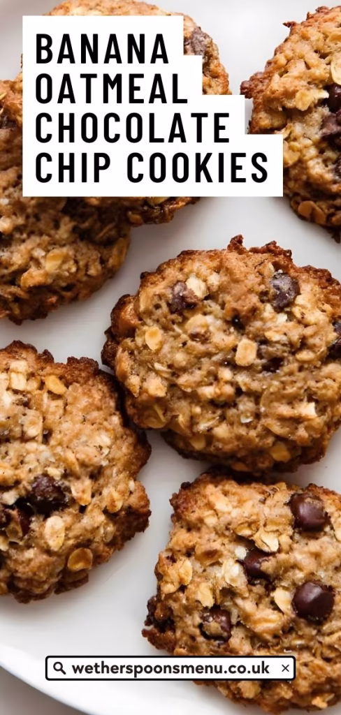 Banana Oatmeal Chocolate Chip Cookies Recipe