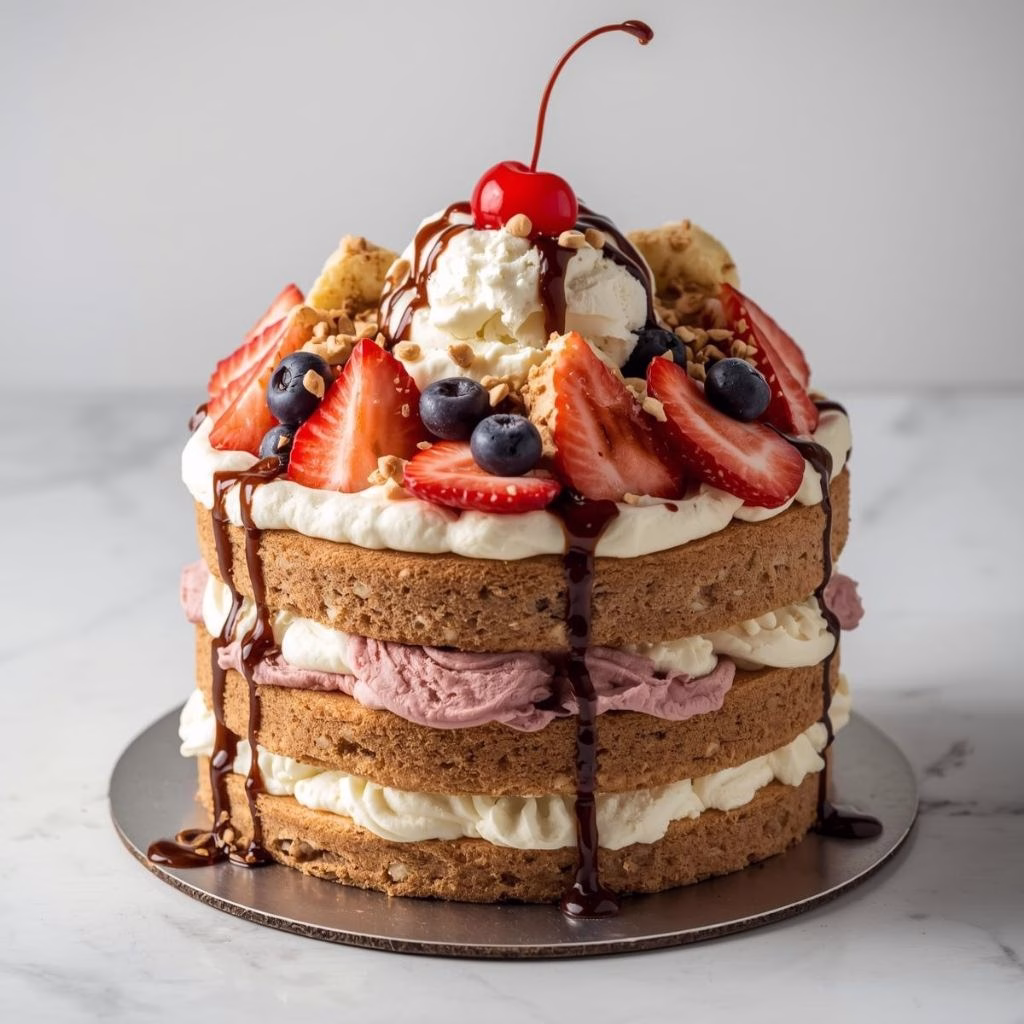 Banana Split Cake Recipe