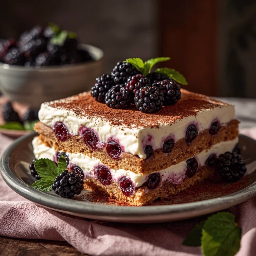 Blackberry Tiramisu Recipe