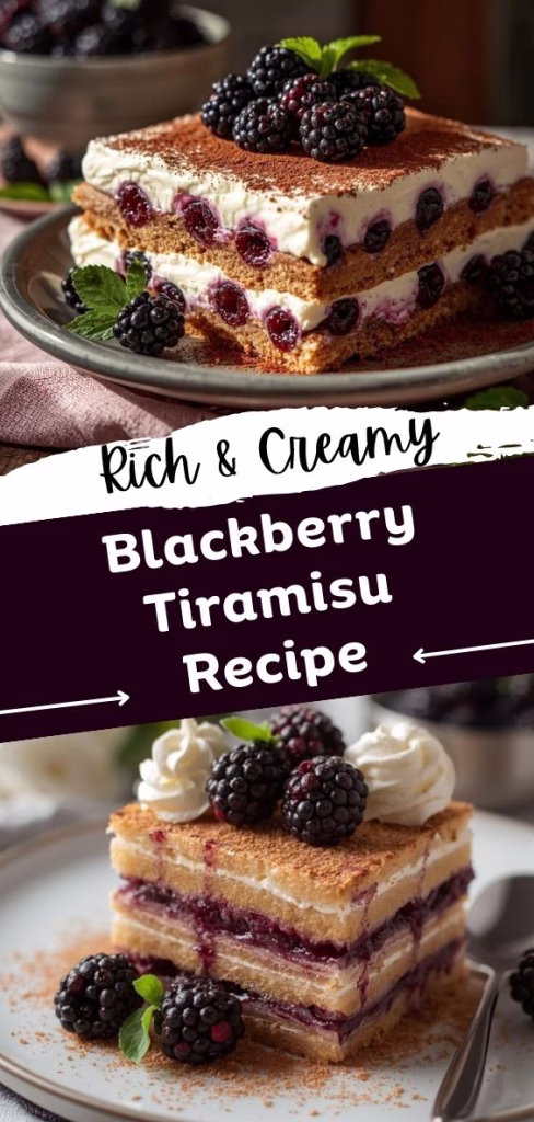 Blackberry Tiramisu Recipe