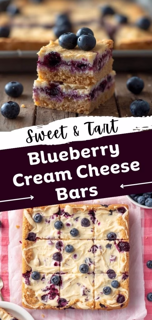 Blueberry Cream Cheese Bars Recipe