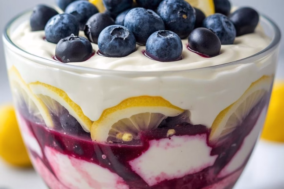 Blueberry Lemon Trifle Recipe