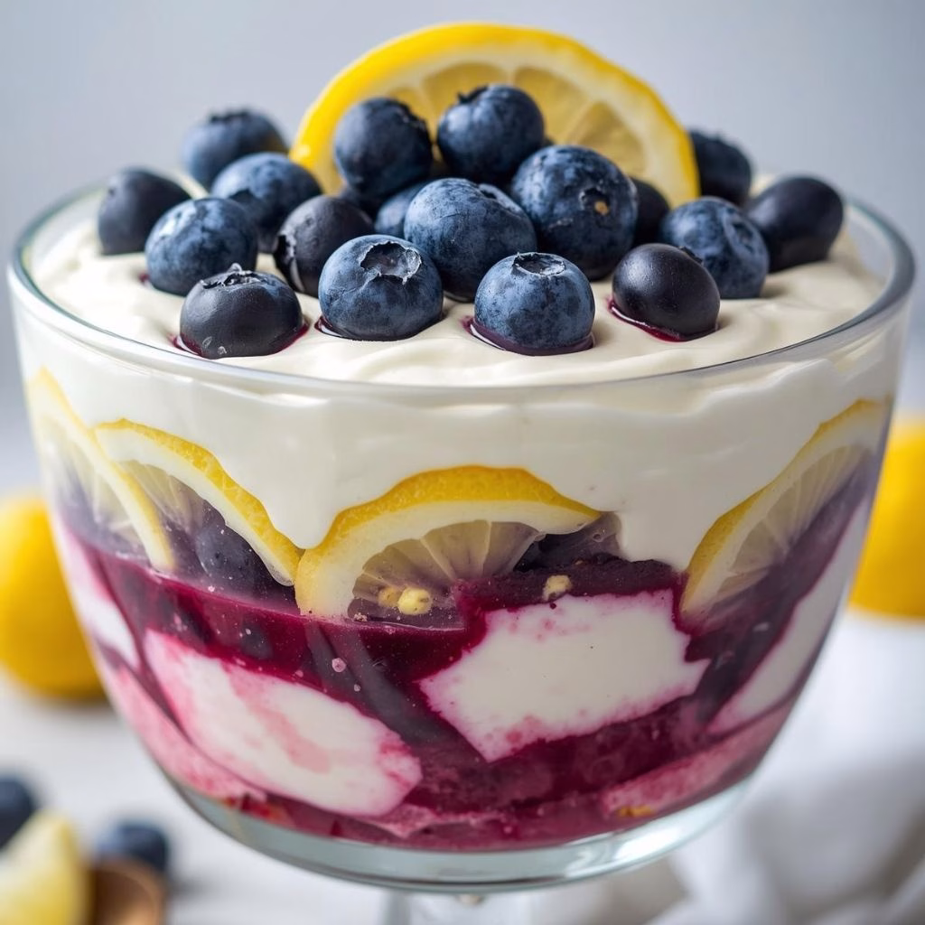 Blueberry Lemon Trifle Recipe