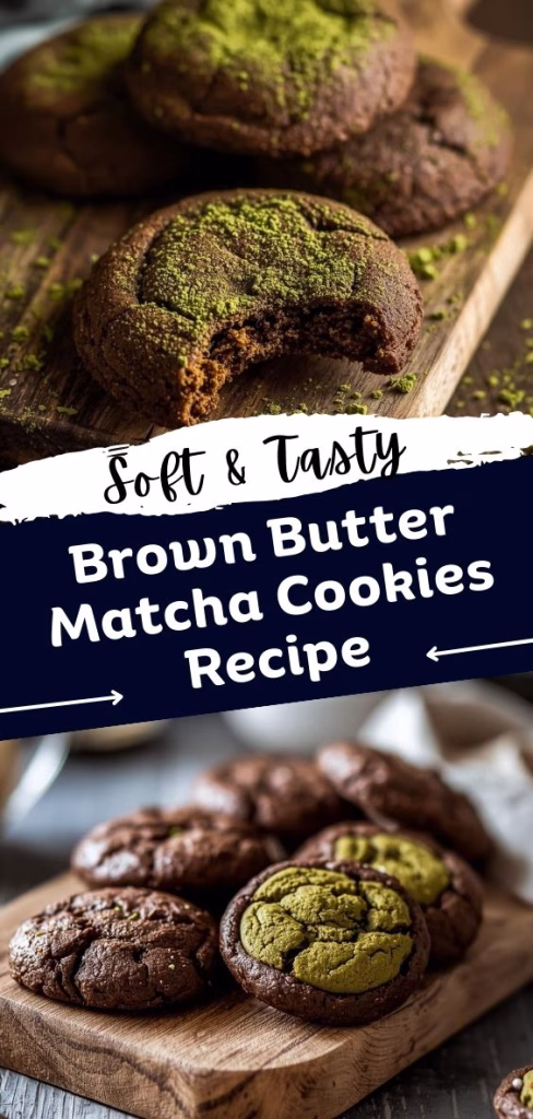 Brown Butter Matcha Cookies Recipe