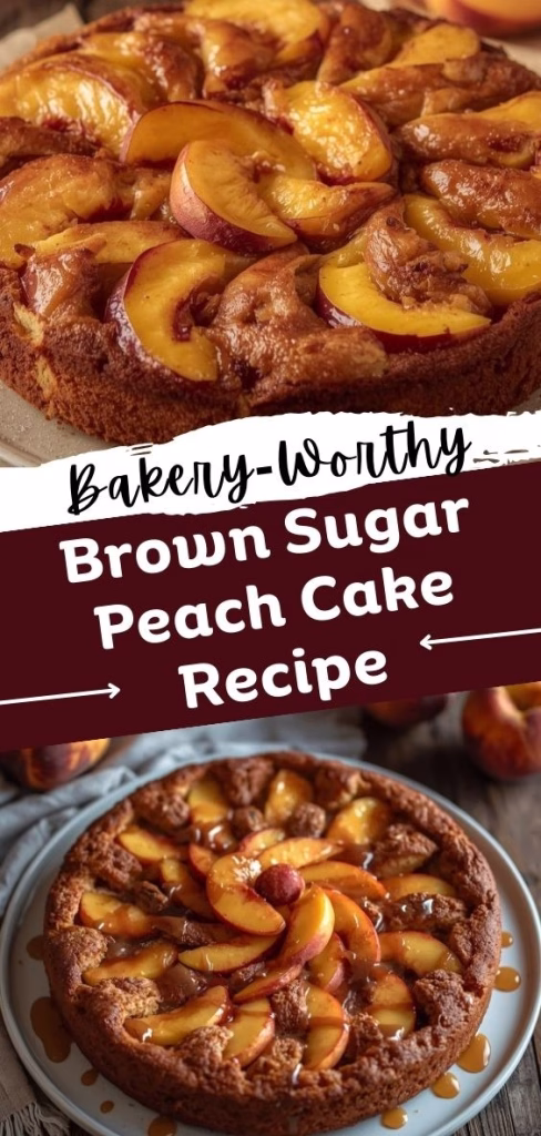 Brown Sugar Peach Cake Recipe