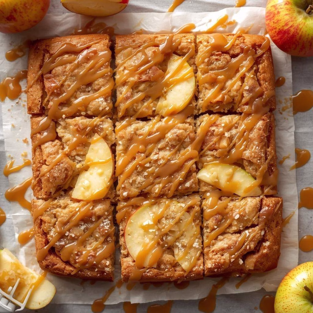 Caramel Apple Blondies Recipe
