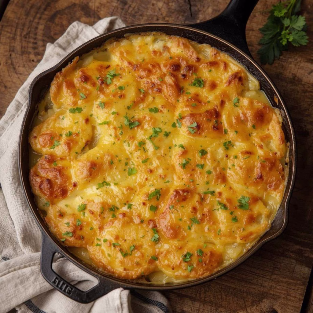 Cheesy Scalloped Potatoes Recipe