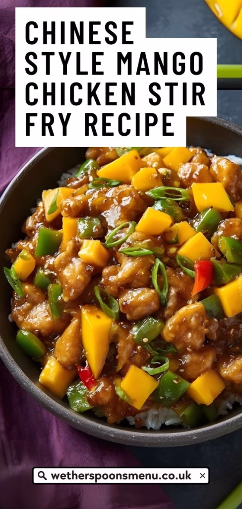 Chinese Style Mango Chicken Stir Fry Recipe