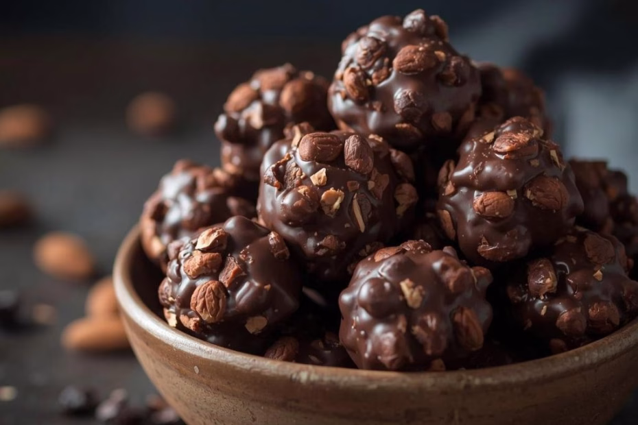 Chocolate Covered Almond Clusters Recipe