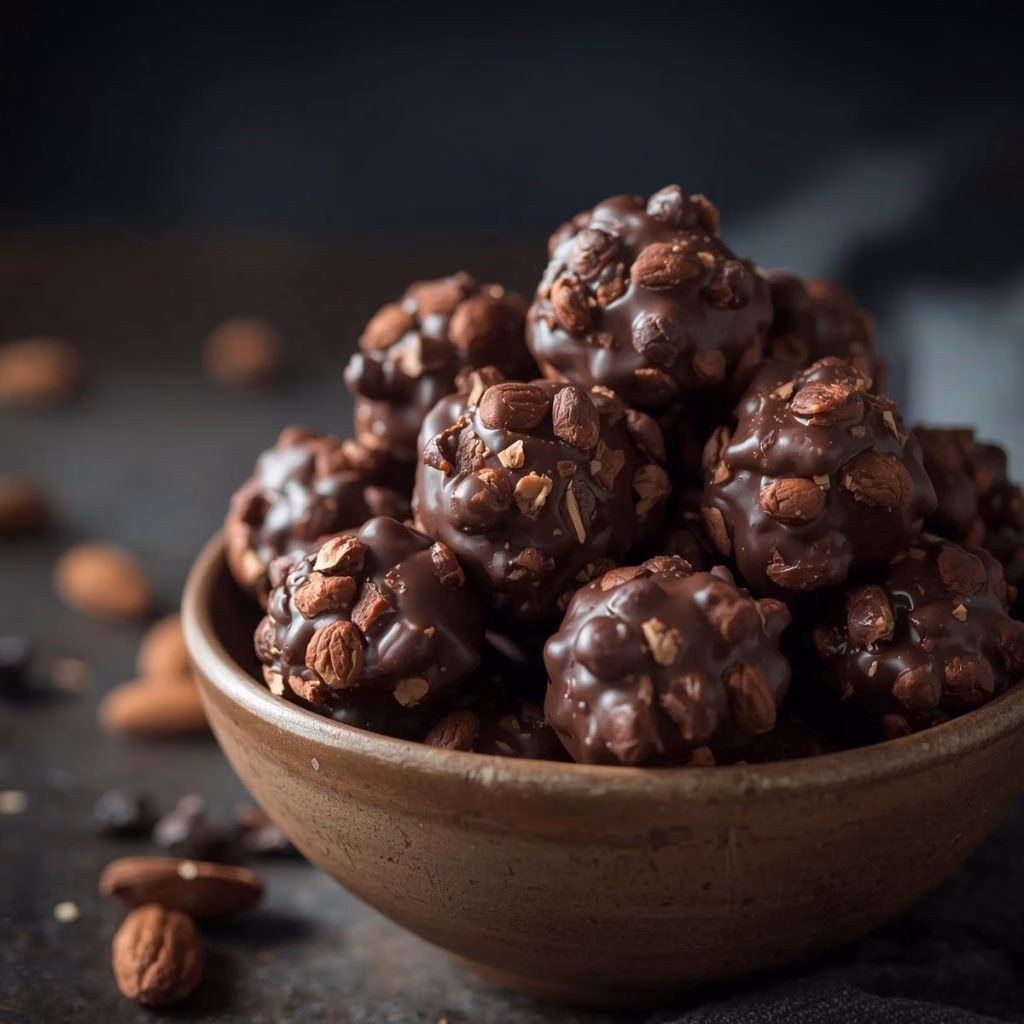 Chocolate Covered Almond Clusters Recipe