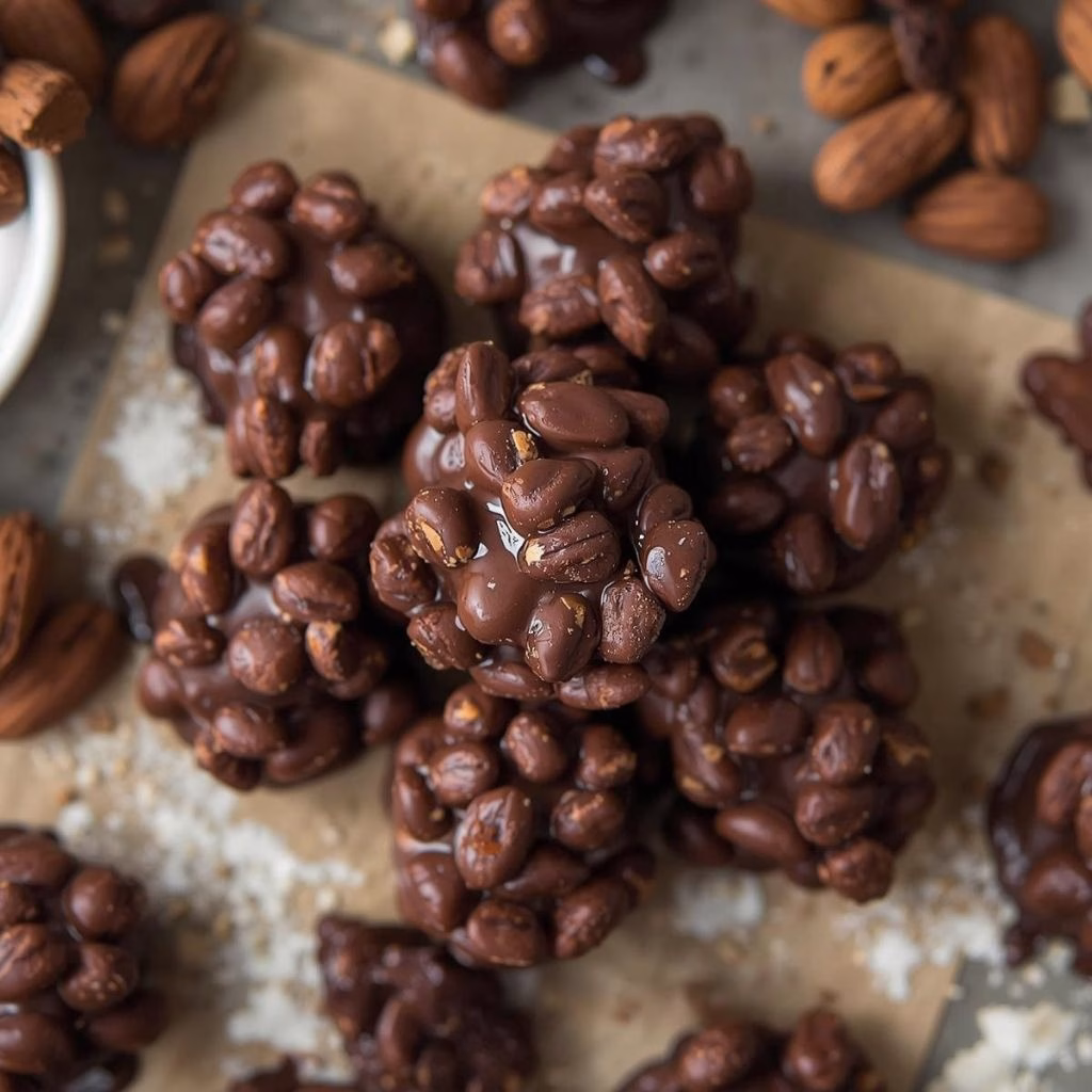 Chocolate Covered Almond Clusters Recipe