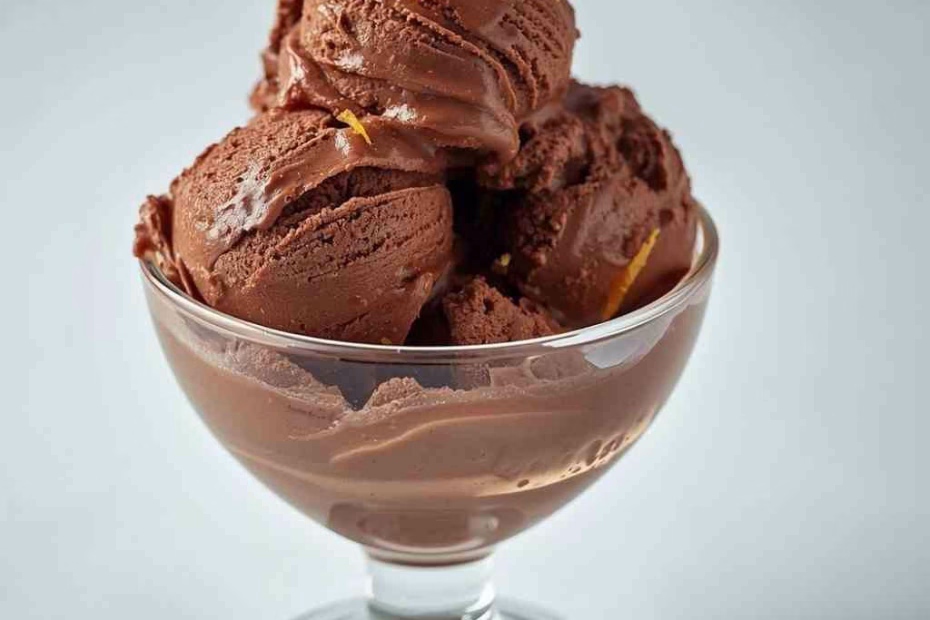 Chocolate and Orange Ricotta Ice Cream Recipe