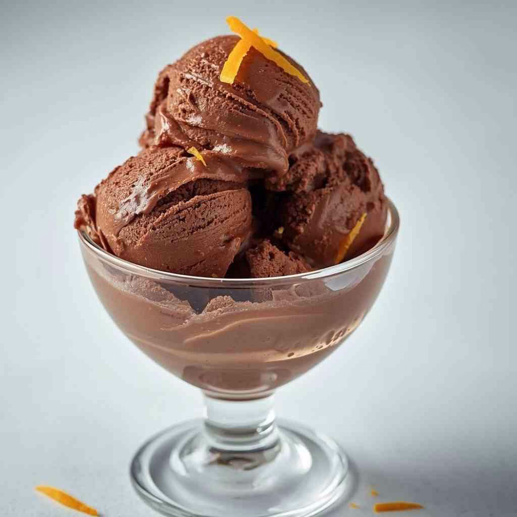 Chocolate and Orange Ricotta Ice Cream Recipe