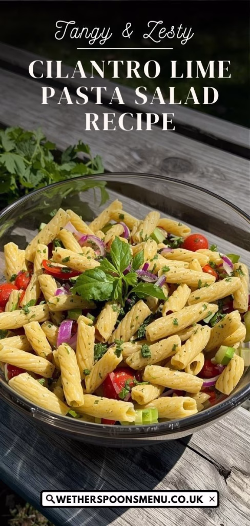 Cilantro Lime Pasta Salad Recipe
