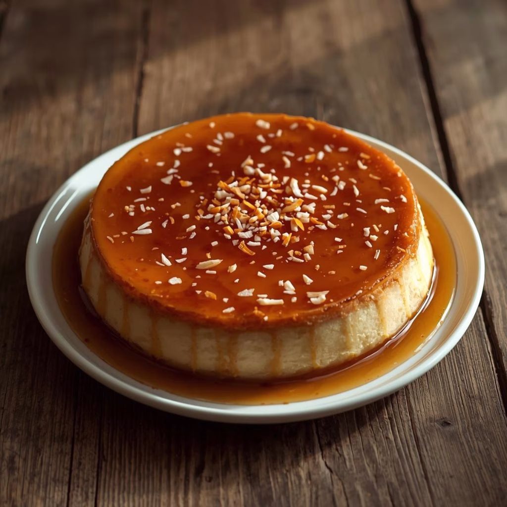 Coconut Caramel Flan Recipe