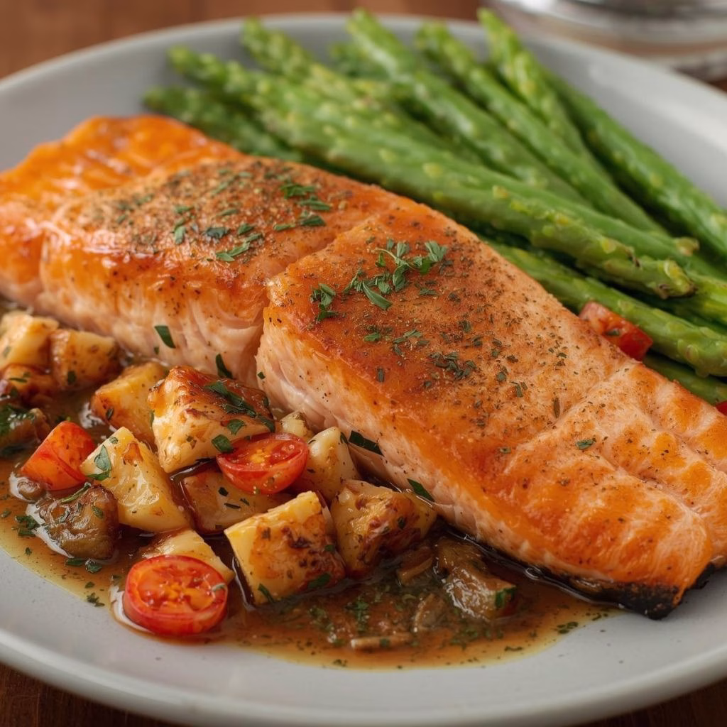 Crab Stuffed Salmon Recipe