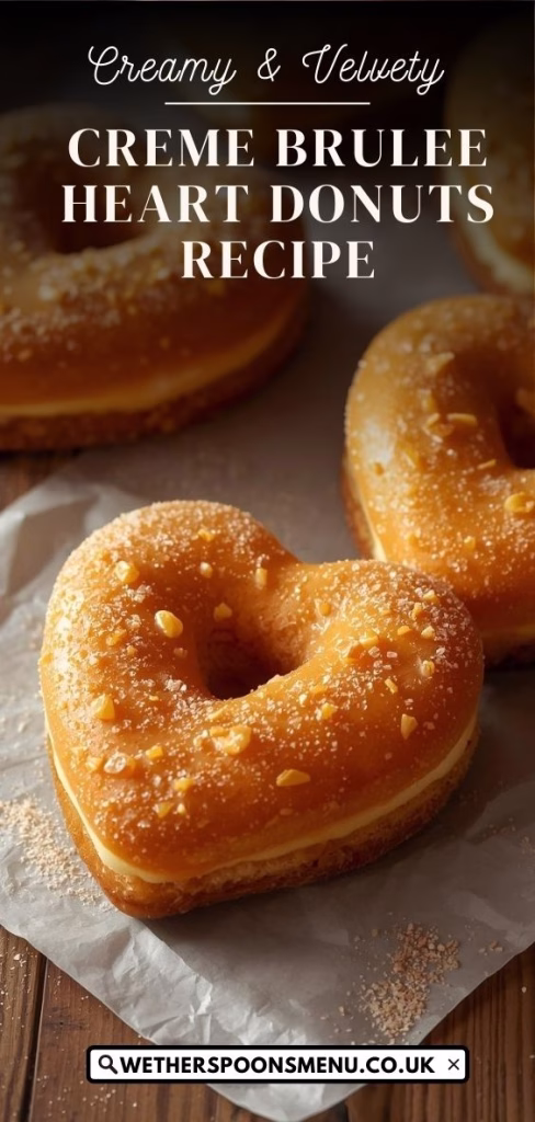 Creme Brulee Heart Donuts Recipe