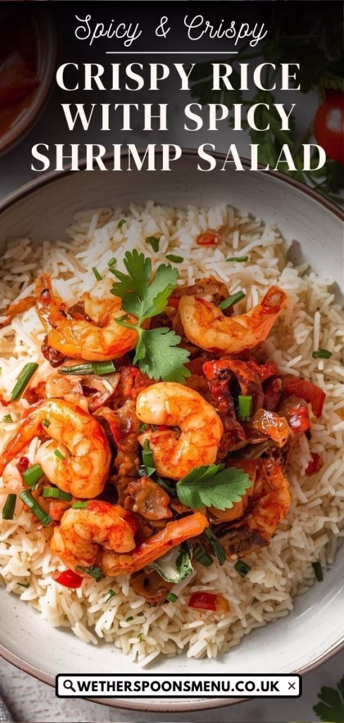 Crispy Rice with Spicy Shrimp Salad Recipe