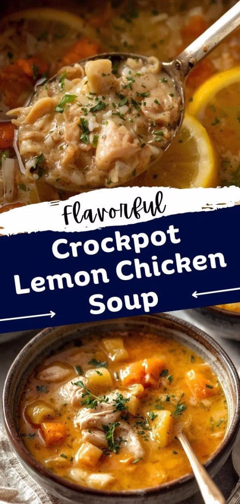 Crockpot Lemon Chicken Soup Recipe