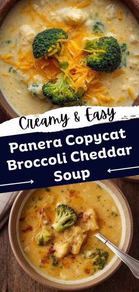 Easy Panera Copycat Broccoli Cheddar Soup Recipe