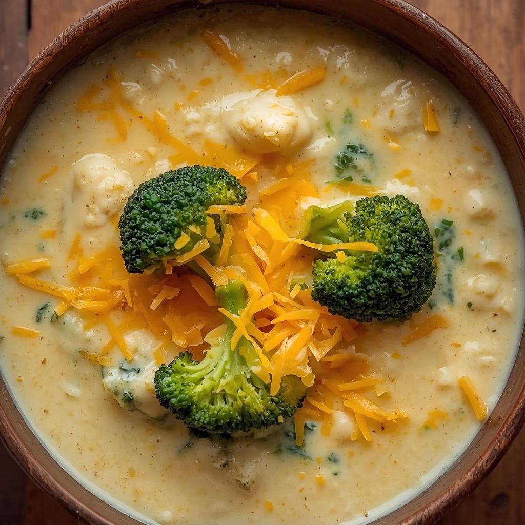 Easy Panera Copycat Broccoli Cheddar Soup Recipe