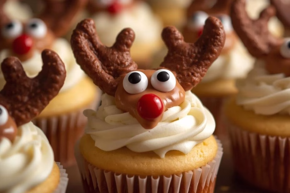 Easy Reindeer Cupcakes Recipe